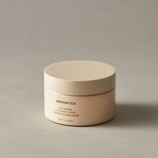 Mellowness Oil In Body Cream Magnolia & Sandanwood 200g, AROMATICA AROMATICA Body Cream
