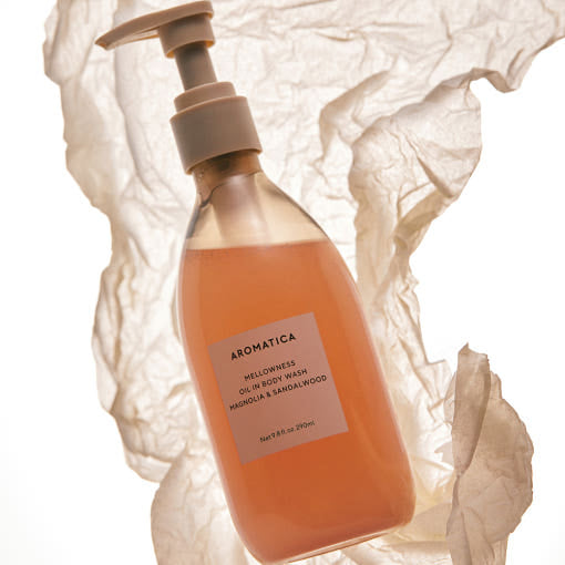 Mellowness Oil In Body Wash Magnolia & Sandalwood 290ml, AROMATICA AROMATICA Body Wash