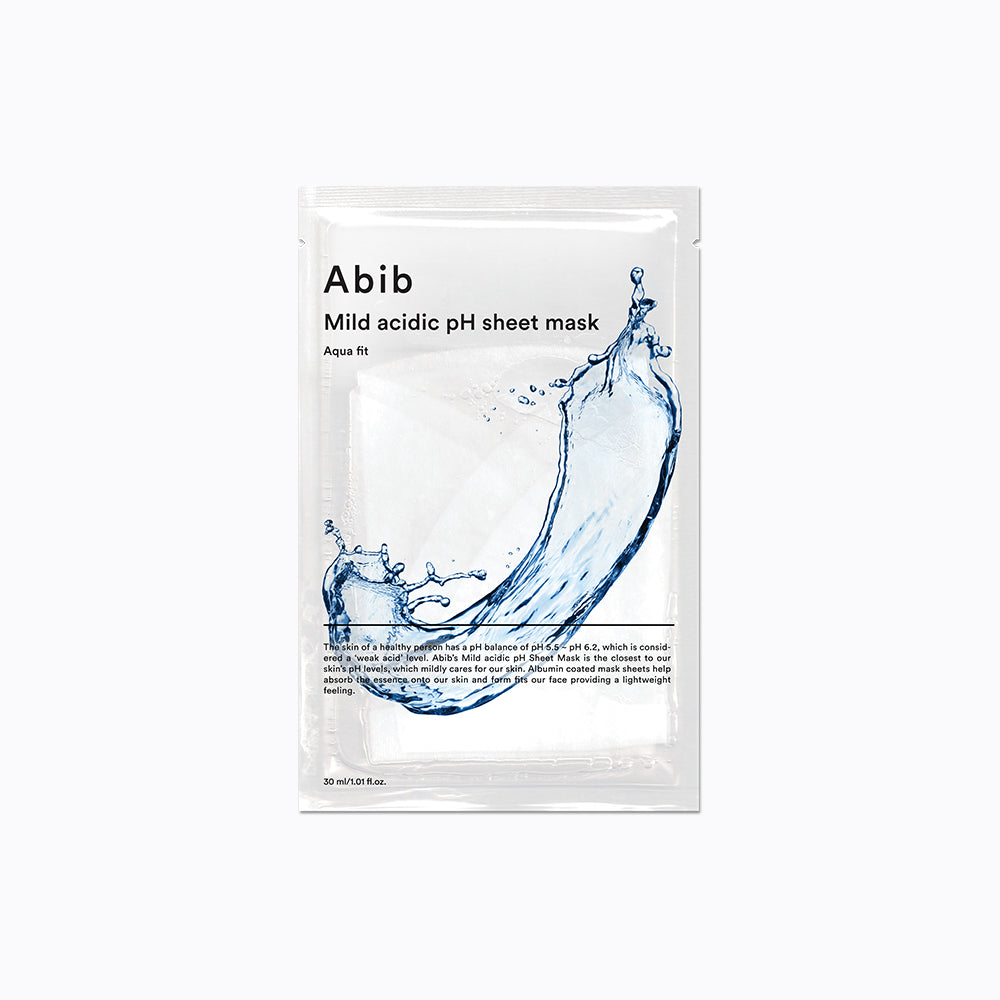 Mild acidic pH sheet mask Aqua fit 30ml, Abib Abib Sheet Mask
