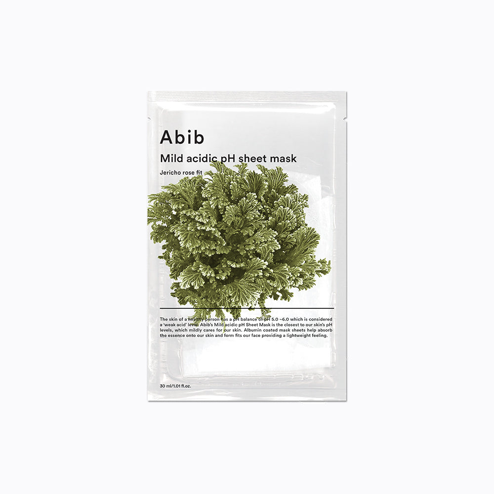 Mild acidic pH sheet mask Jericho rose fit 30ml, Abib Abib Sheet Mask