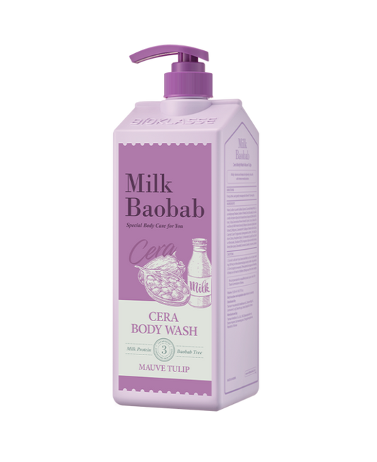 Milk Baobab Cera Body Wash 1200ml #Mauve Tulip, BIOKLASSE-1