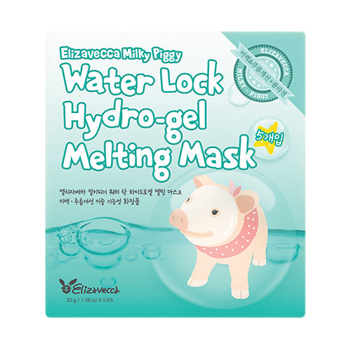 Milky Piggy Water Lock Hydro-gel Melting Mask 5ea/30g, Elizavecca Elizavecca Jelly Sheet Mask