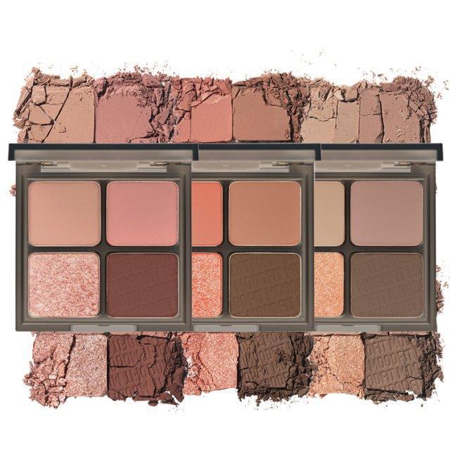 Mood-Fit Shadow Palette 8g (3 Colors), MERZY MERZY Eyeshadow