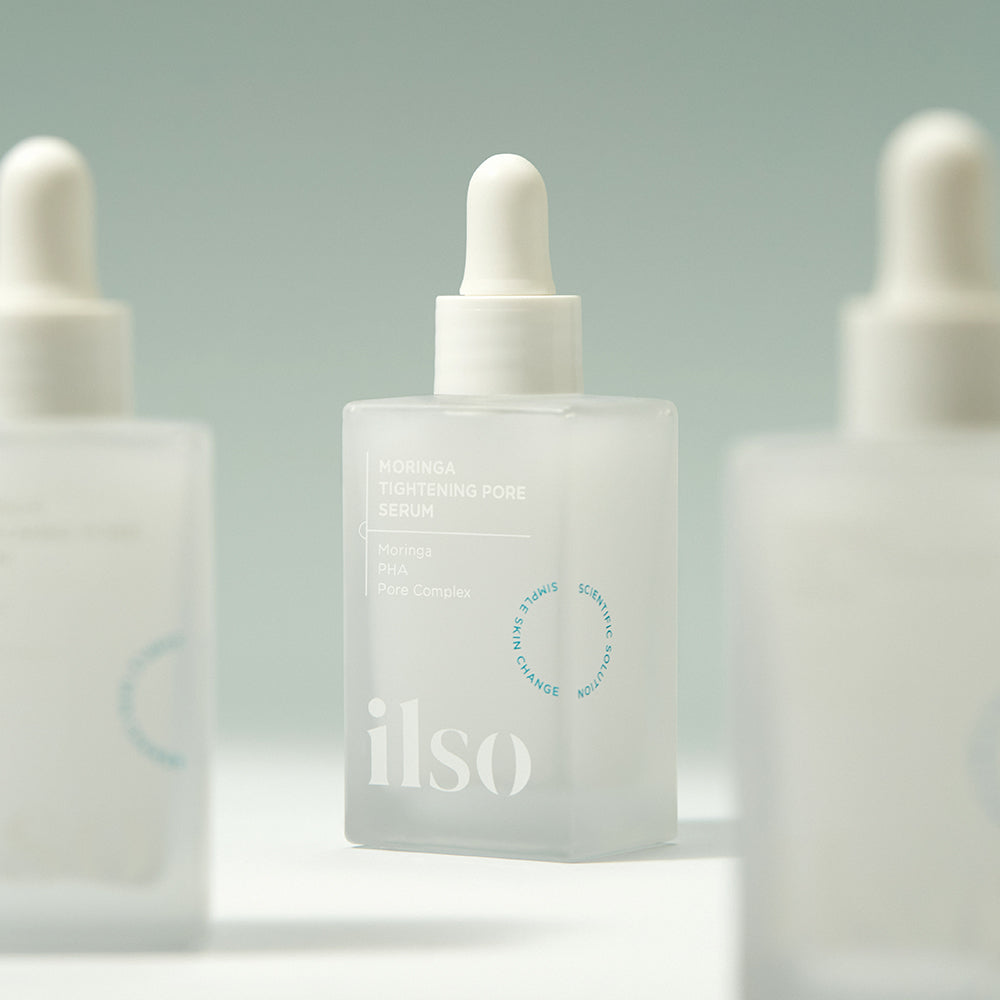 Moringa Tightening Pore Face Serum 30ml, ilso ilso Acne-Fighting Serum