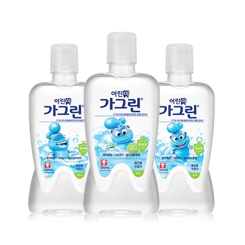 Mouthwash 380mlX3ea (Green Grape), Gagreen Gagreen Mouthwash