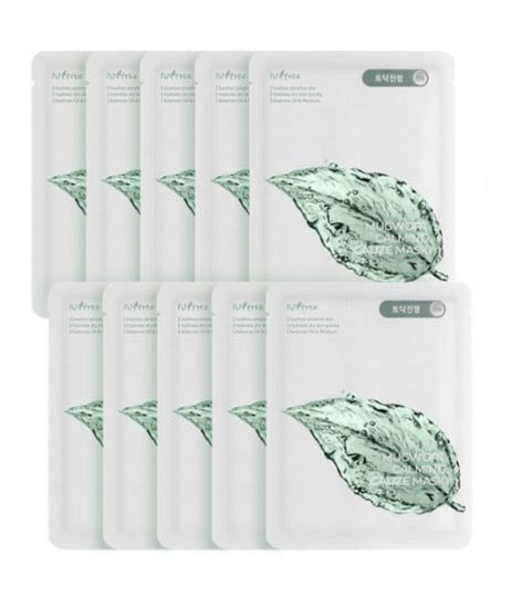 Mugwort Calming Gauze Mask 23g X 10ea, Isntree Isntree Treatment Mask