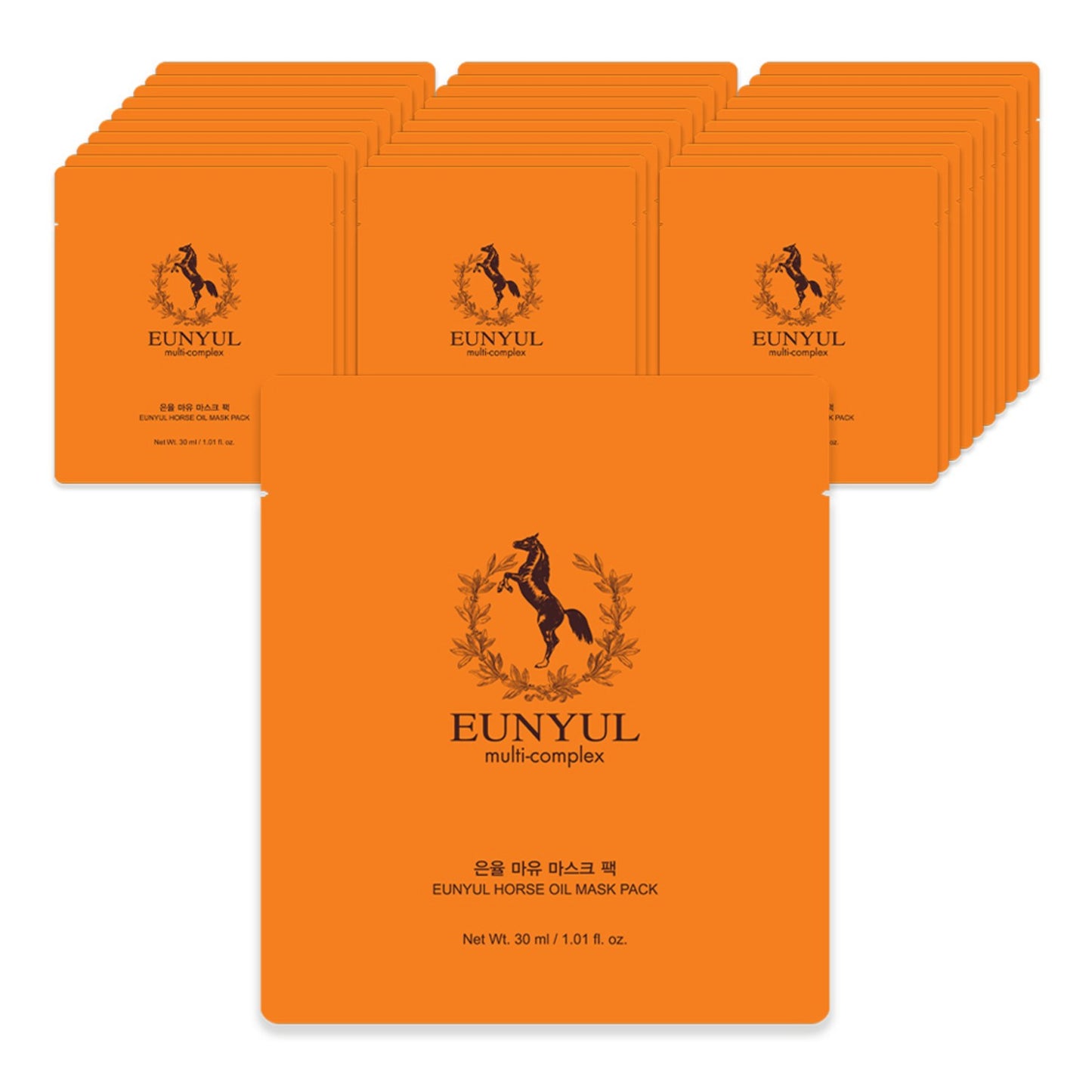 Multi-complex Horse Oil Sheet Mask 30ml x 30ea, EUNYUL EUNYUL Treatment Mask