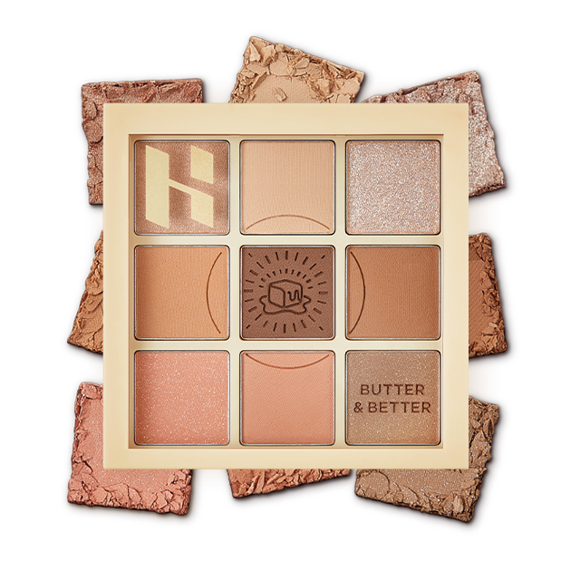 My Fave Mood Eye Palette Butter&Better Collection 8g #ANG BUTTER, HOLIKA HOLIKA-1