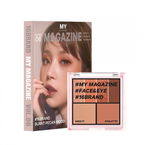 My Magazine Eye Shadow Palette 7.5g (10colors), 16BRAND 16BRAND Eyeshadow