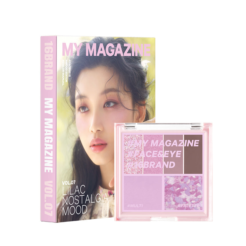 My Magazine Eye Shadow Palette 7.5g (10colors), 16BRAND 16BRAND Eyeshadow