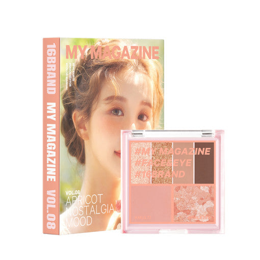 My Magazine Eye Shadow Palette 7.5g (10colors), 16BRAND 16BRAND Eyeshadow