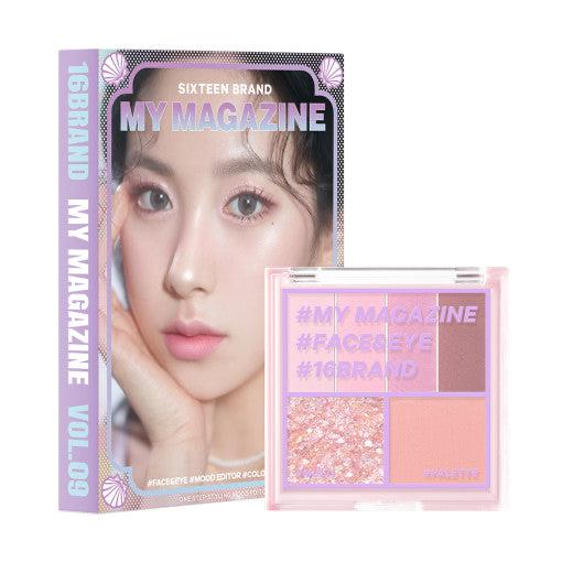 My Magazine Eye Shadow Palette 7.5g (10colors), 16BRAND 16BRAND Eyeshadow