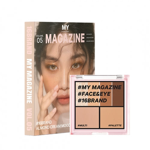 My Magazine Eye Shadow Palette 7.5g (10colors), 16BRAND 16BRAND Eyeshadow