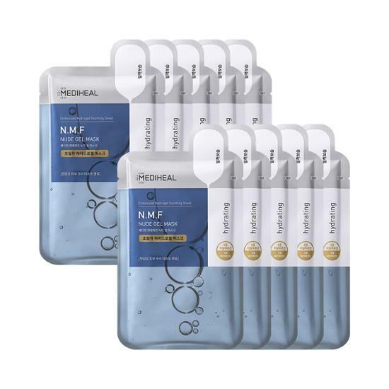 N.M.F Nude Gel Mask Sheet 10p, MEDIHEAL MEDIHEAL Treatment Mask