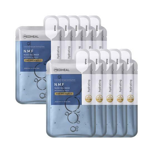 N.M.F Nude Gel Mask Sheet 10p, MEDIHEAL MEDIHEAL Treatment Mask