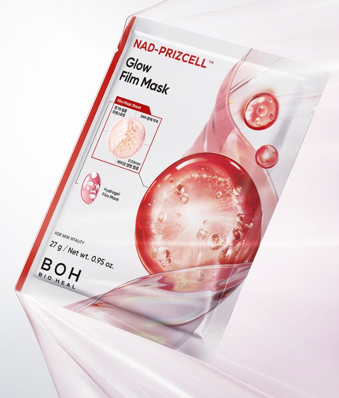 NAD-PRIZCELL Glow Film Mask 27g X 18ea, BIO HEAL BOH BIO HEAL BOH Sheet Mask