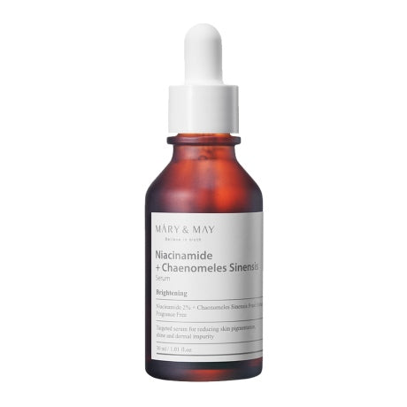 Niacinamide + Chaenomeles Sinensis Serum 30ml, MARY & MAY MARY & MAY Brightening Serum