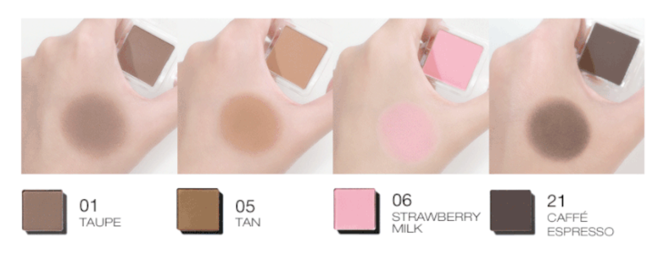 One By Genuine Magnetic Eye Shadow #Point Matte, tooq-12