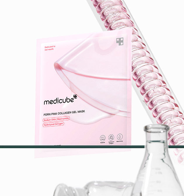 PDRN Pink Collagen Gel Mask 28g X 10ea, medicube medicube Jelly Sheet Mask