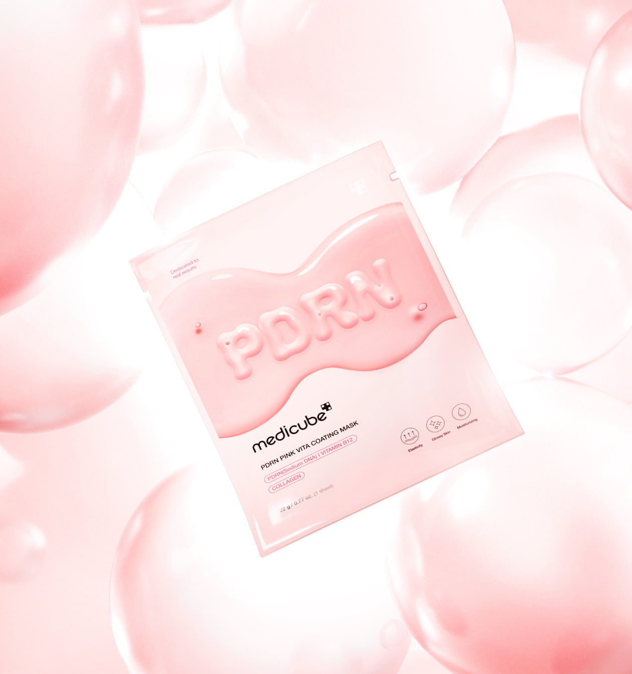 PDRN Pink Vita Coating Mask 22g X 5ea, medicube medicube Sheet Mask