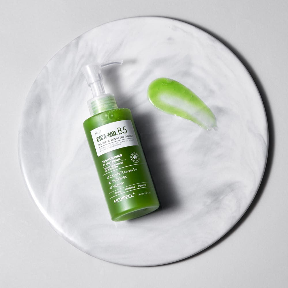 PHYTO CICA-NOL B5 AHA BHA Vitamin Calming O2 Deep Cleanser 150ml, MEDIPEEL MEDIPEEL Cleansing Milk & Gel