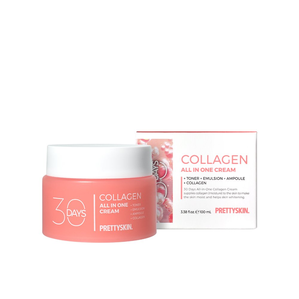PRETTYSKIN 30 Days All-in-One Collagen Cream 100ml PRETTYSKIN Face Cream