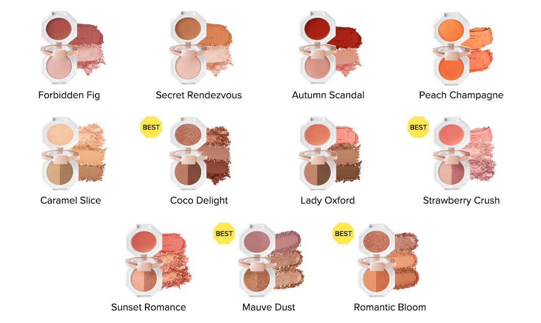 Paradise Dual Palette 4g, DEAR DAHLIA DEAR DAHLIA Eyeshadow