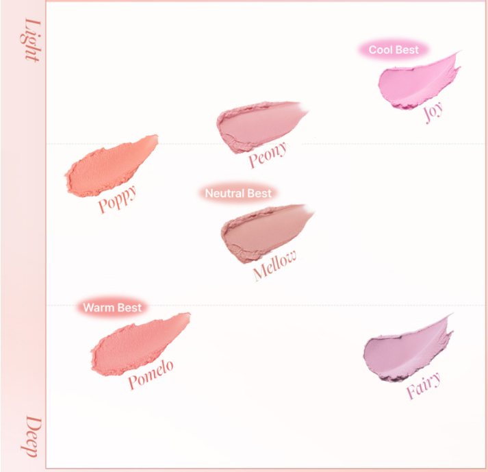 Petal Blur Cream Blush 4g (6colors), DEAR DAHLIA DEAR DAHLIA Face Blush