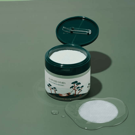 Pine Calming Cica Pad 50pcs, Round Lab Round Lab Toner Pad