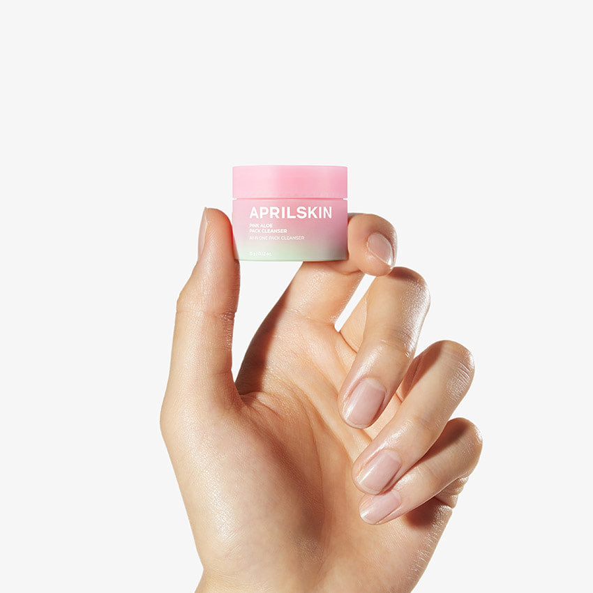 Pink Aloe Mask-to-Foam Soothing Cleanser 15g, APRILSKIN APRILSKIN Cleansing Foam