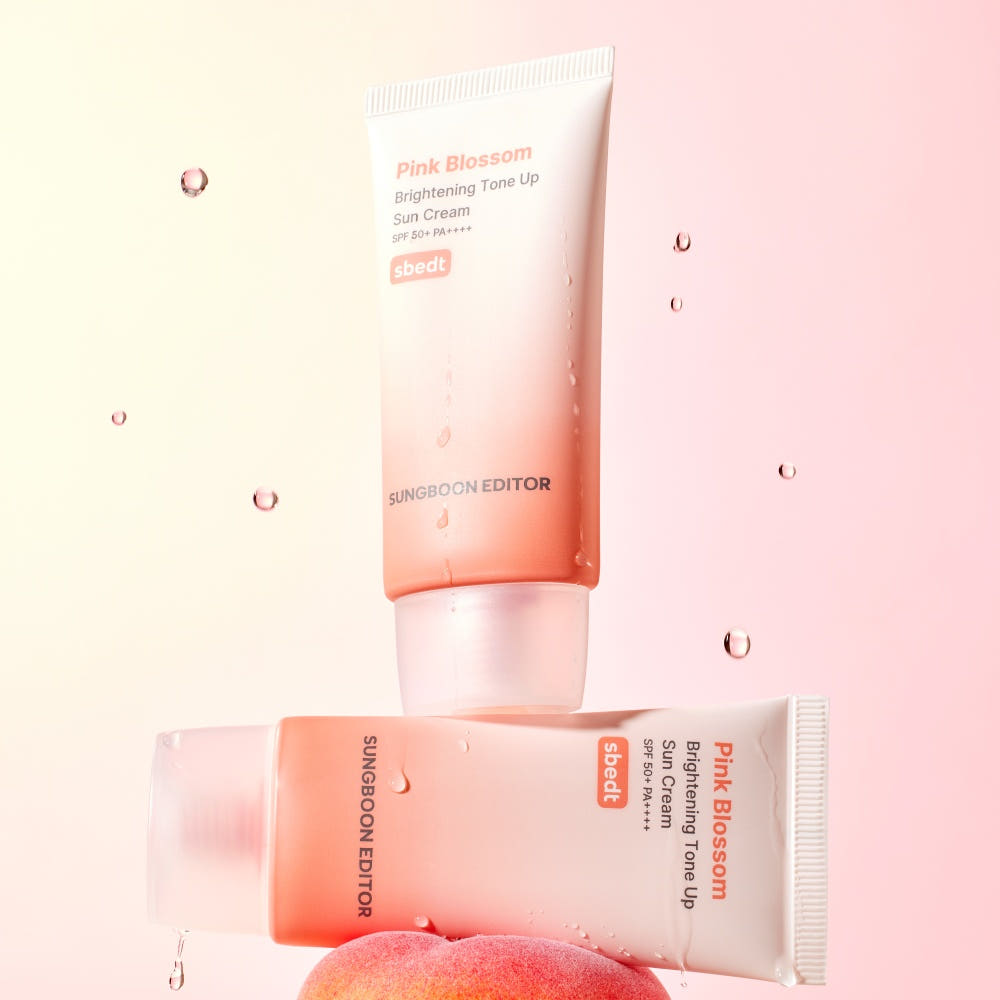 Pink Blossom Brightening Tone Up Sun Cream SPF 50+ PA+++ 50ml, SUNGBOON EDITOR SUNGBOON EDITOR Sunscreen