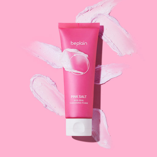 Pink Salt AHA BHA Cleansing Foam 120ml, beplain beplain Cleansing Foam