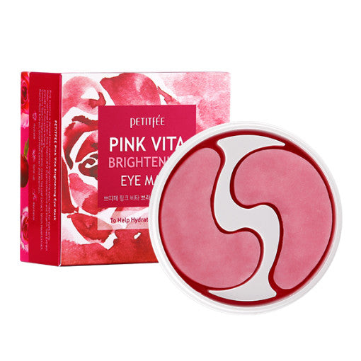 Pink Vita Brightening Eye Mask 70g (60 Patches), PETITFEE PETITFEE Eye Patches