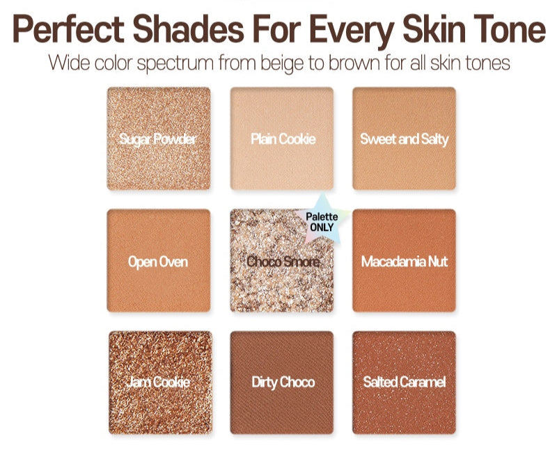 Play Color Eyes 9-Color 7.2g #Cookie Chips, ETUDE-1