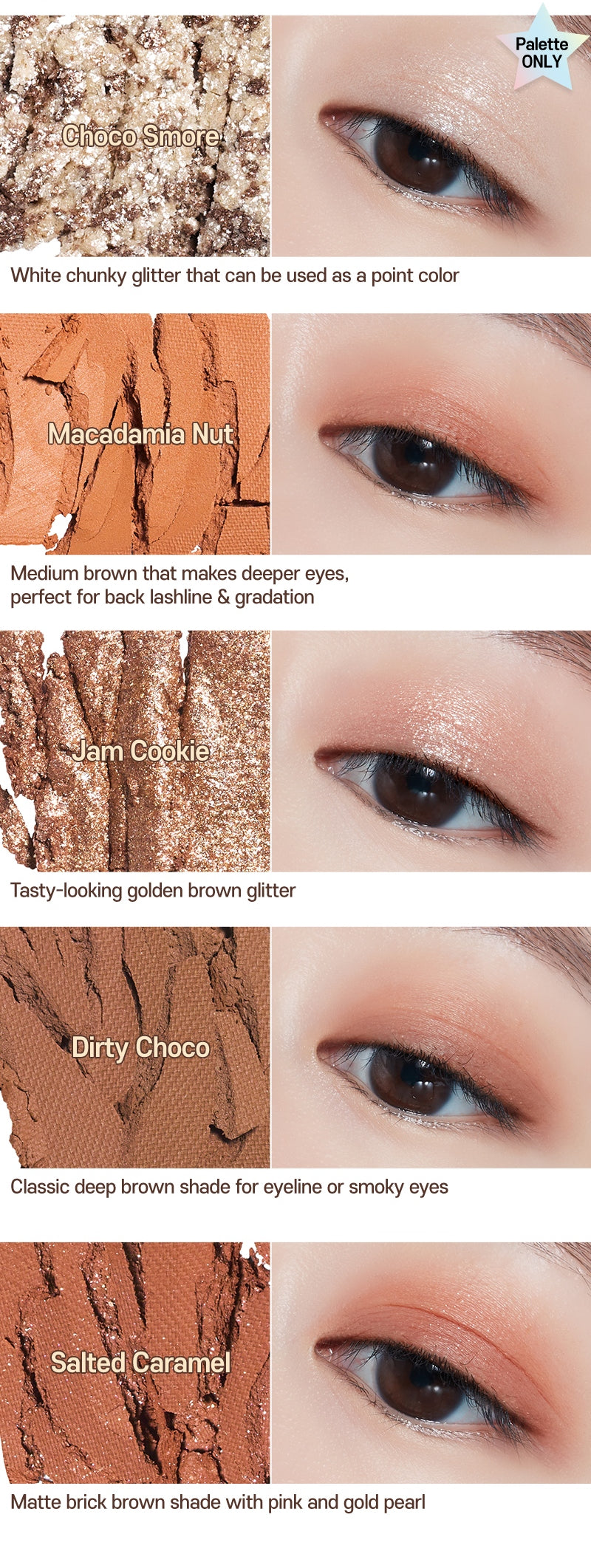 Play Color Eyes 9-Color 7.2g #Cookie Chips, ETUDE-1