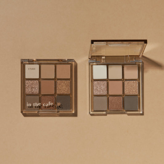 Play Color Eyes 9-Color #In the Cafe Eye shadow, ETUDE-1