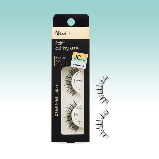 Point Cutting Lashes #VOLUME UP JC-CURL (12mm), Fillimilli