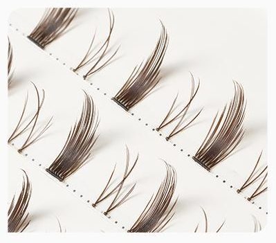 Point Piece Lashes (8,11mm)(80pcs) #Mellow Point, Fillimilli