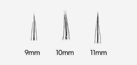 Point Piece Lashes (9,10,11MM) (90pcs) #A-SHAPE, Fillimilli
