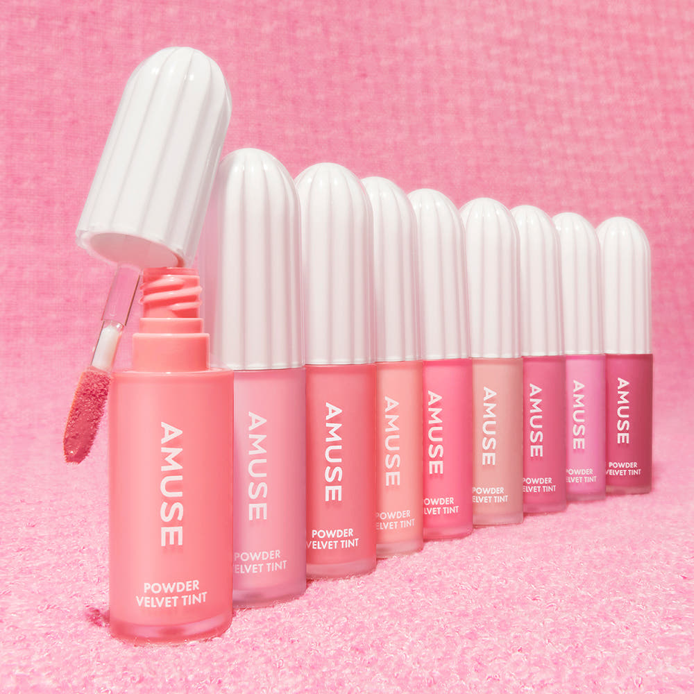 Powder Velvet Tint 3.3g (7 Colors), AMUSE AMUSE Lip Tint