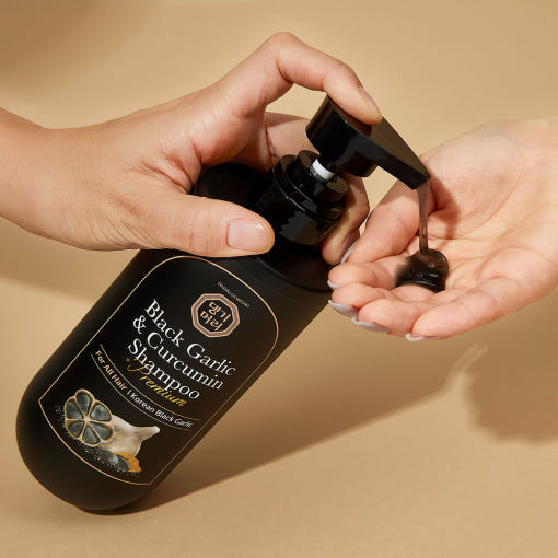 Premium Black Garlic & Curcumin Shampoo 500ml, Daeng Gi Meo Ri Daeng Gi Meo Ri Shampoo