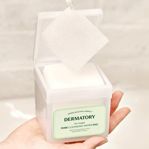 Pro Trouble Pore Cleansing Water Pad 160ml (100 Pads), DERMATORY DERMATORY Balancing Toner