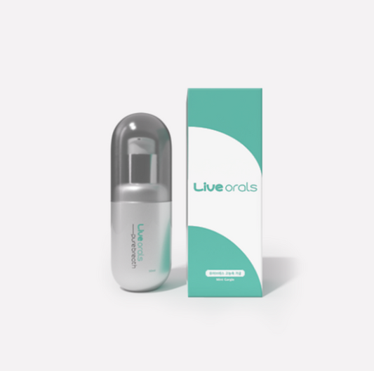 Purebreath High-Concentration Mouthwash 50ml, Live orals