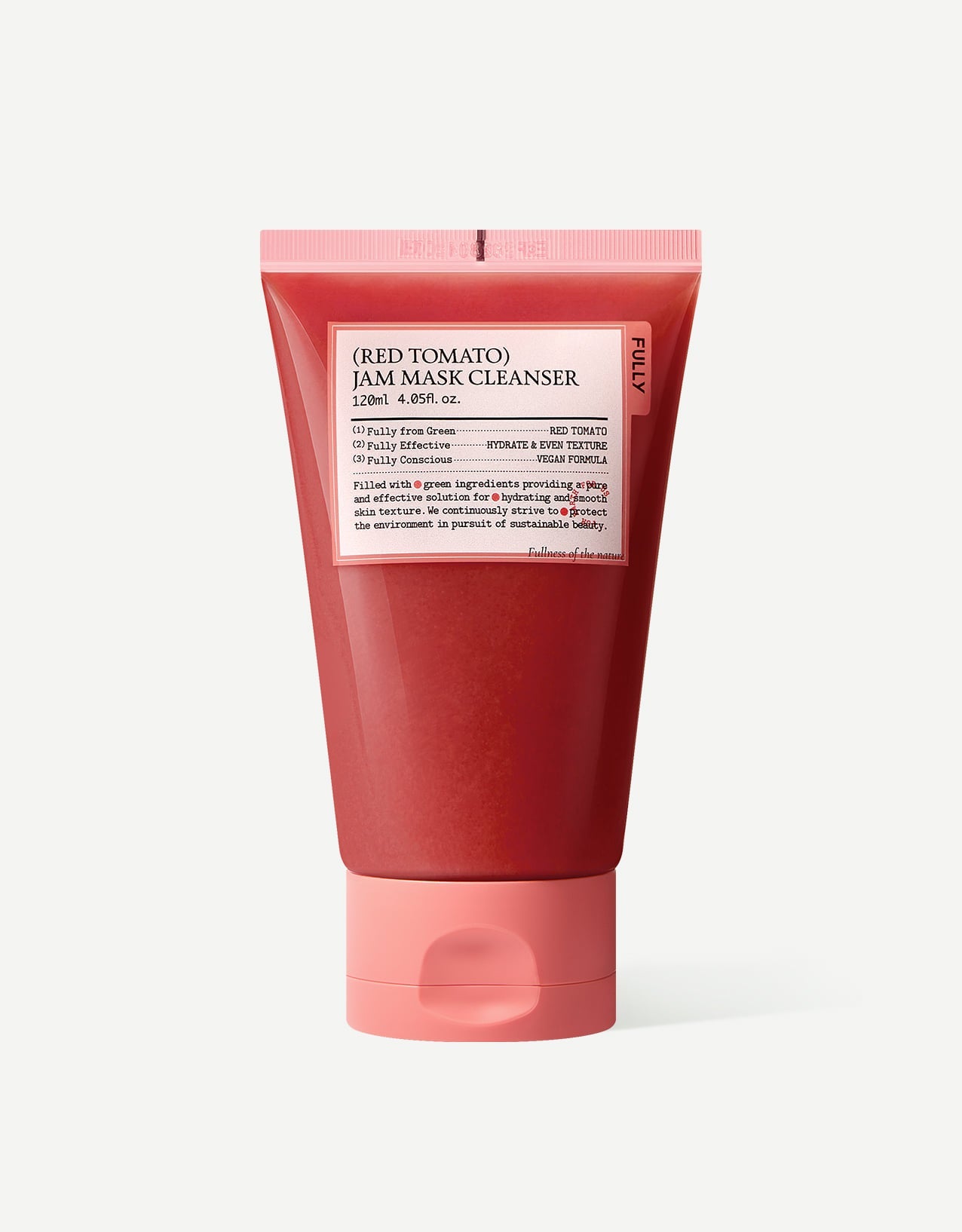RED TOMATO JAM MASK CLEANSER 120ml, FULLY FULLY Cleansing Milk & Gel