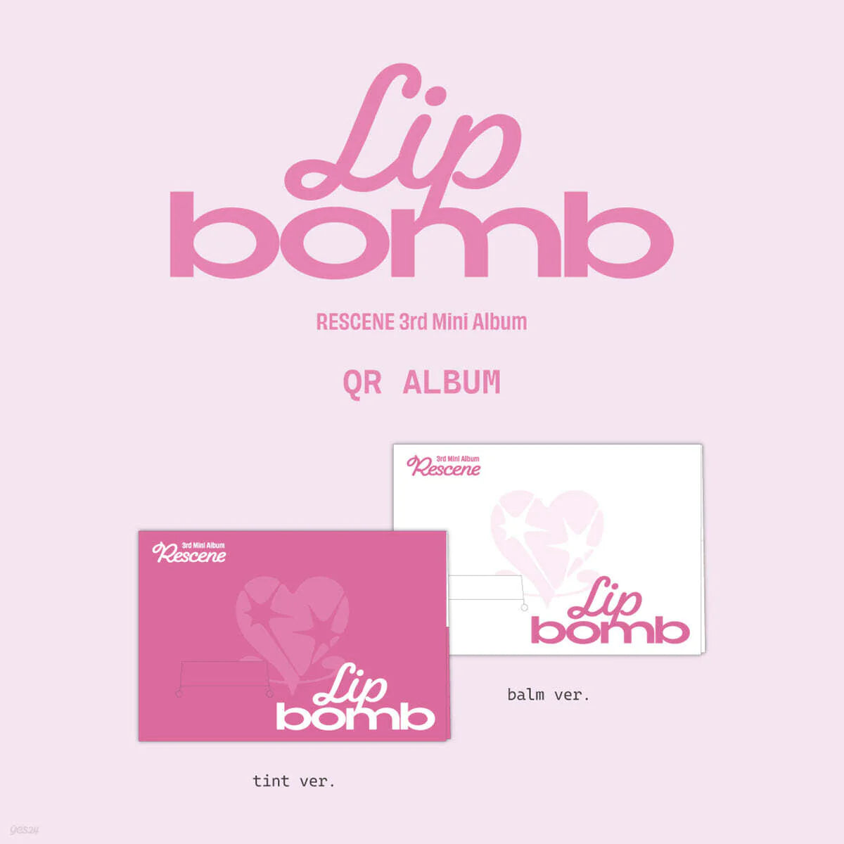 RESCENE - 3rd Mini Album lip bomb (photocard ver.) (QR) RESCENE Merch Set