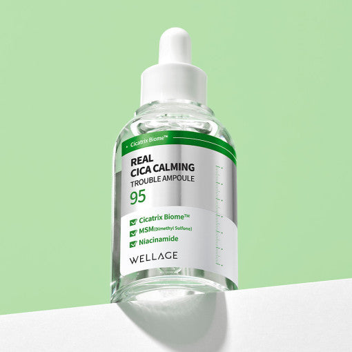 Real Cica Calming 95 Trouble Ampoule 50ml, WELLAGE WELLAGE Ampoule
