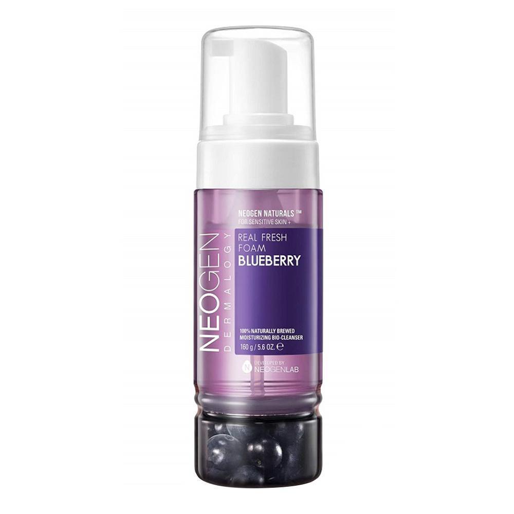 Real Fresh Foam Cleanser 160g #Blueberry, NEOGEN