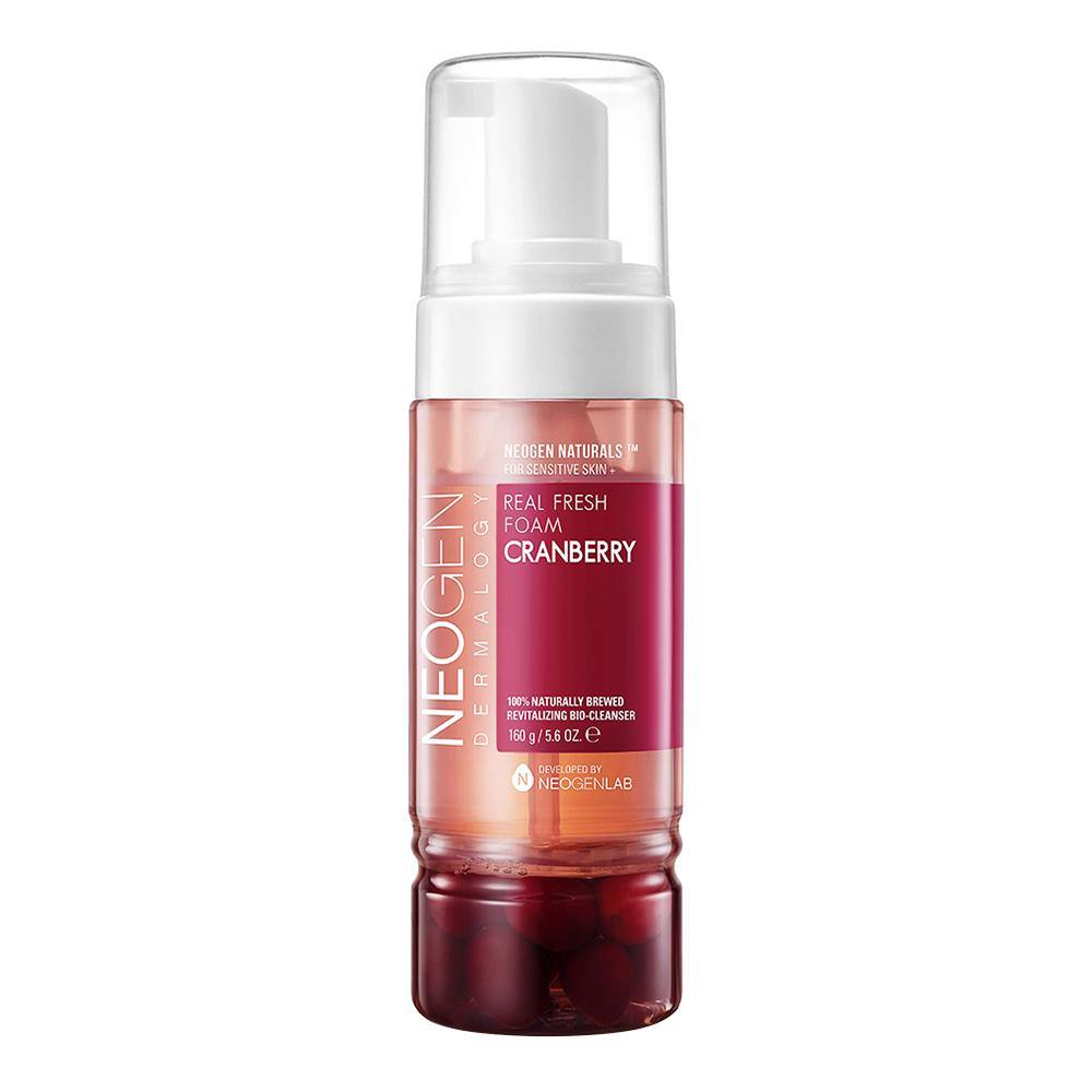 Real Fresh Foam Cleanser 160g #Cranberry, NEOGEN