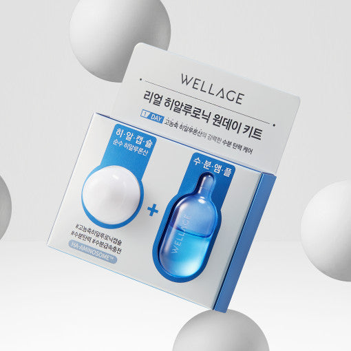 Real Hyaluronic One Day Kit 1EA(15ml/1ml), WELLAGE WELLAGE Ampoule