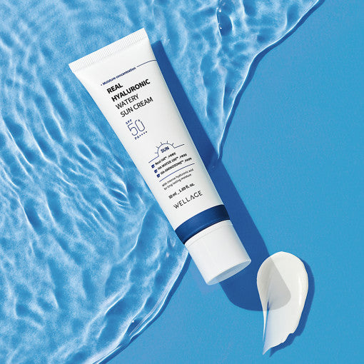 Real Hyaluronic Watery Sun Cream 50ml (SPF50+ / PA++++), WELLAGE WELLAGE Sun Cream
